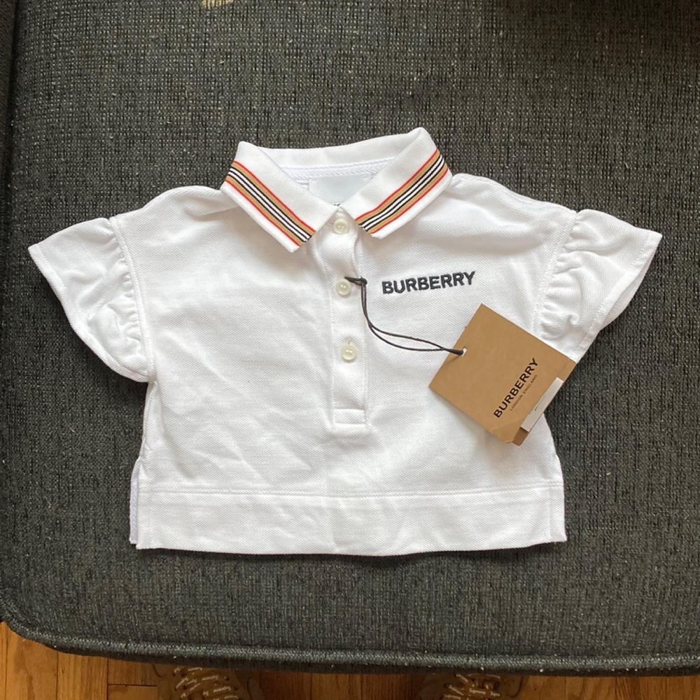 I have a little girls (6Months) Burberry polo shirt
